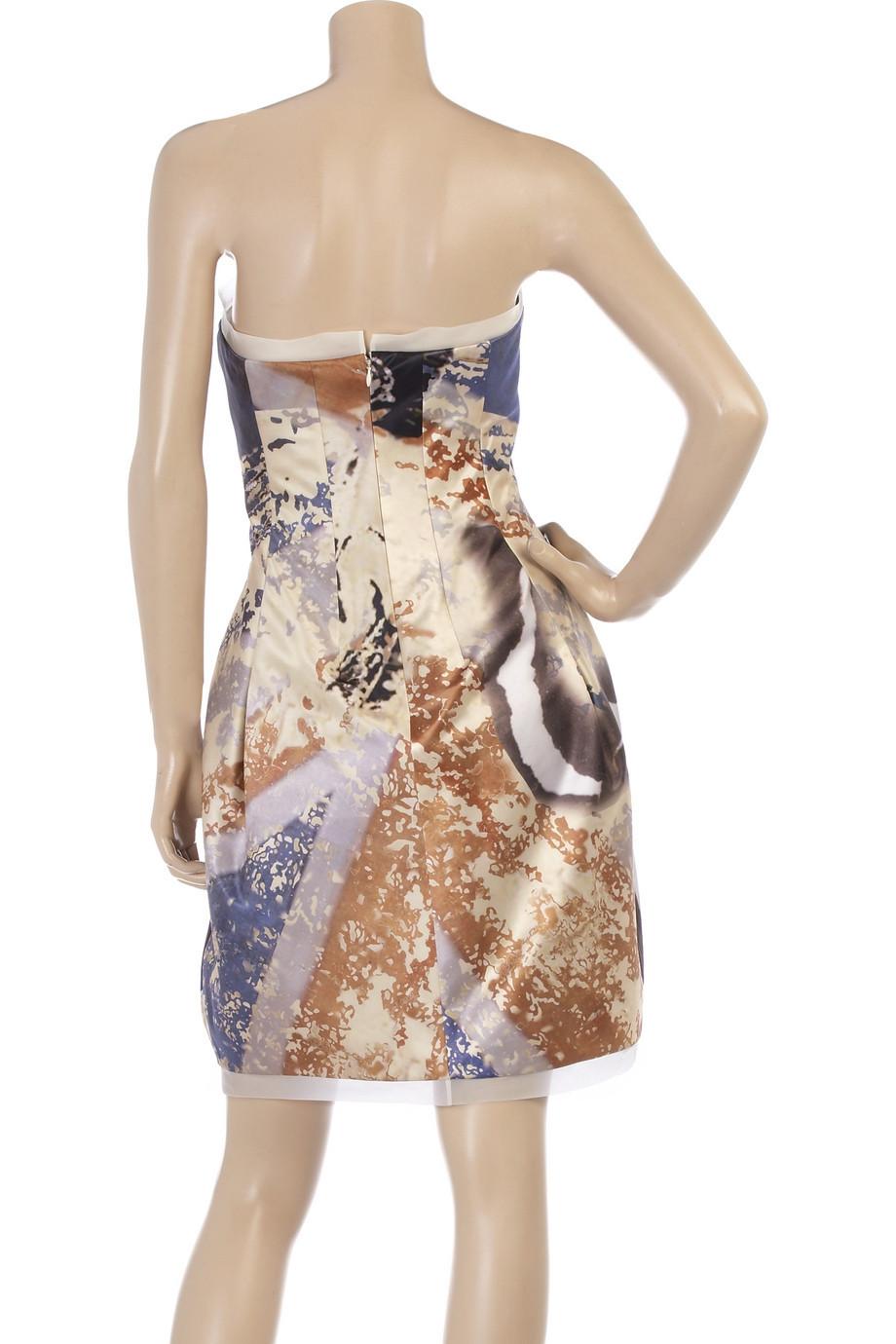 2008 ICONIC ALEXANDER MCQUEEN 'GOD SAVE THE QUEEN' DRESS Size 4 In Excellent Condition In Montgomery, TX