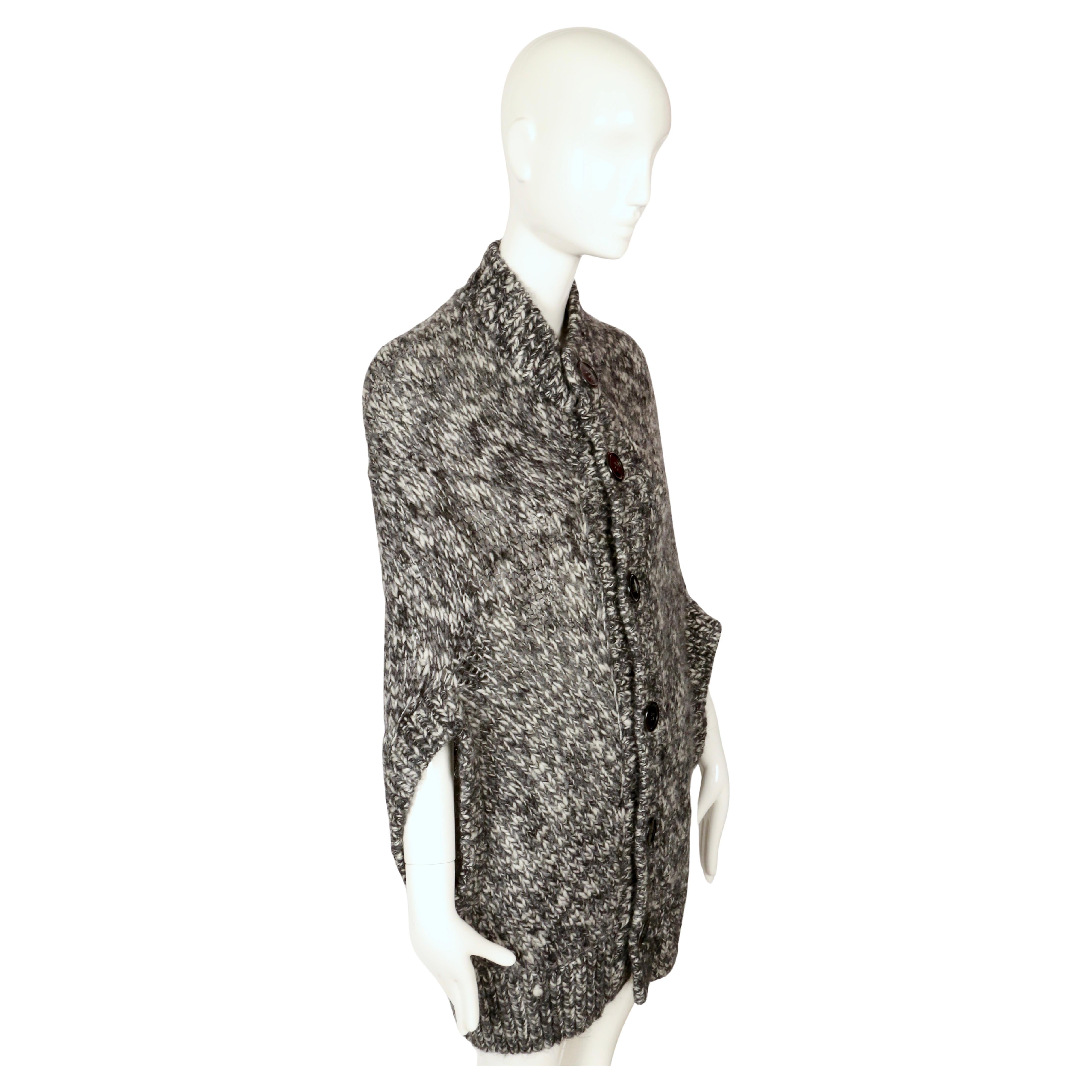 2008 JUNYA WATANABE COMME DES GARCONS Pullover aus grauem Marmorstrick (Grau) im Angebot