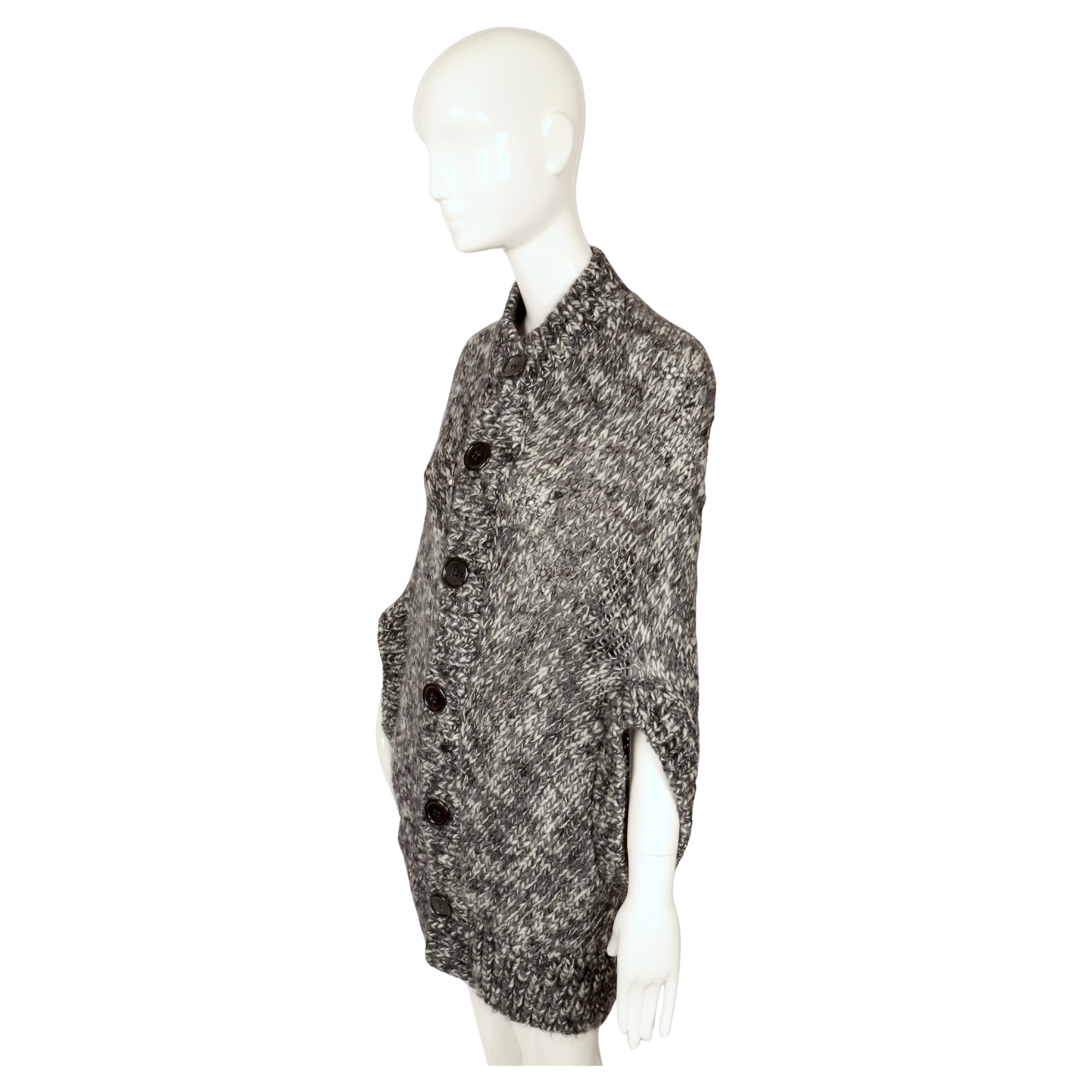 2008 JUNYA WATANABE COMME DES GARCONS Pullover aus grauem Marmorstrick im Angebot 1