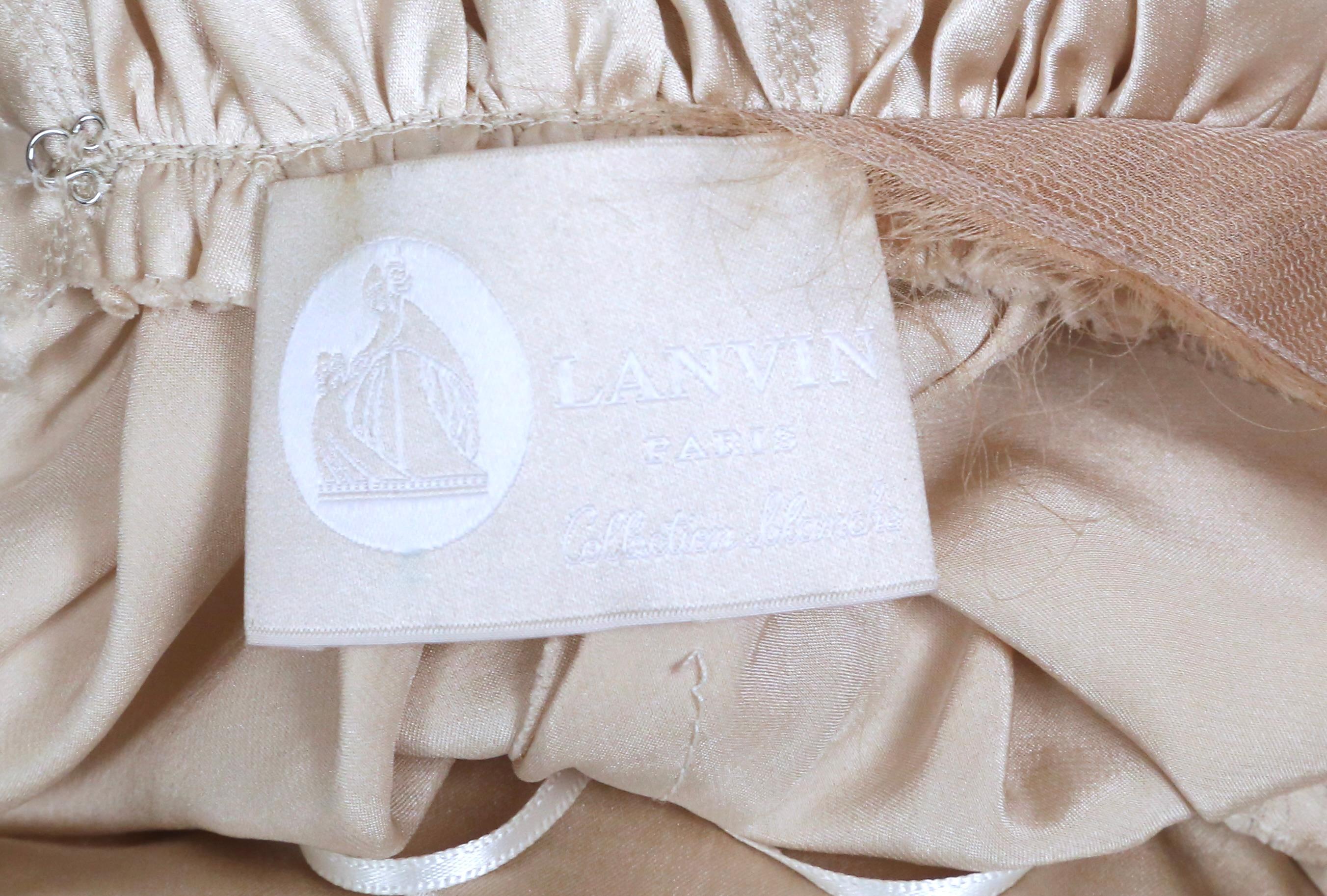 Lanvin par Alber Elbaz - Robe de mariée de style grec en soie 2008 en vente 6