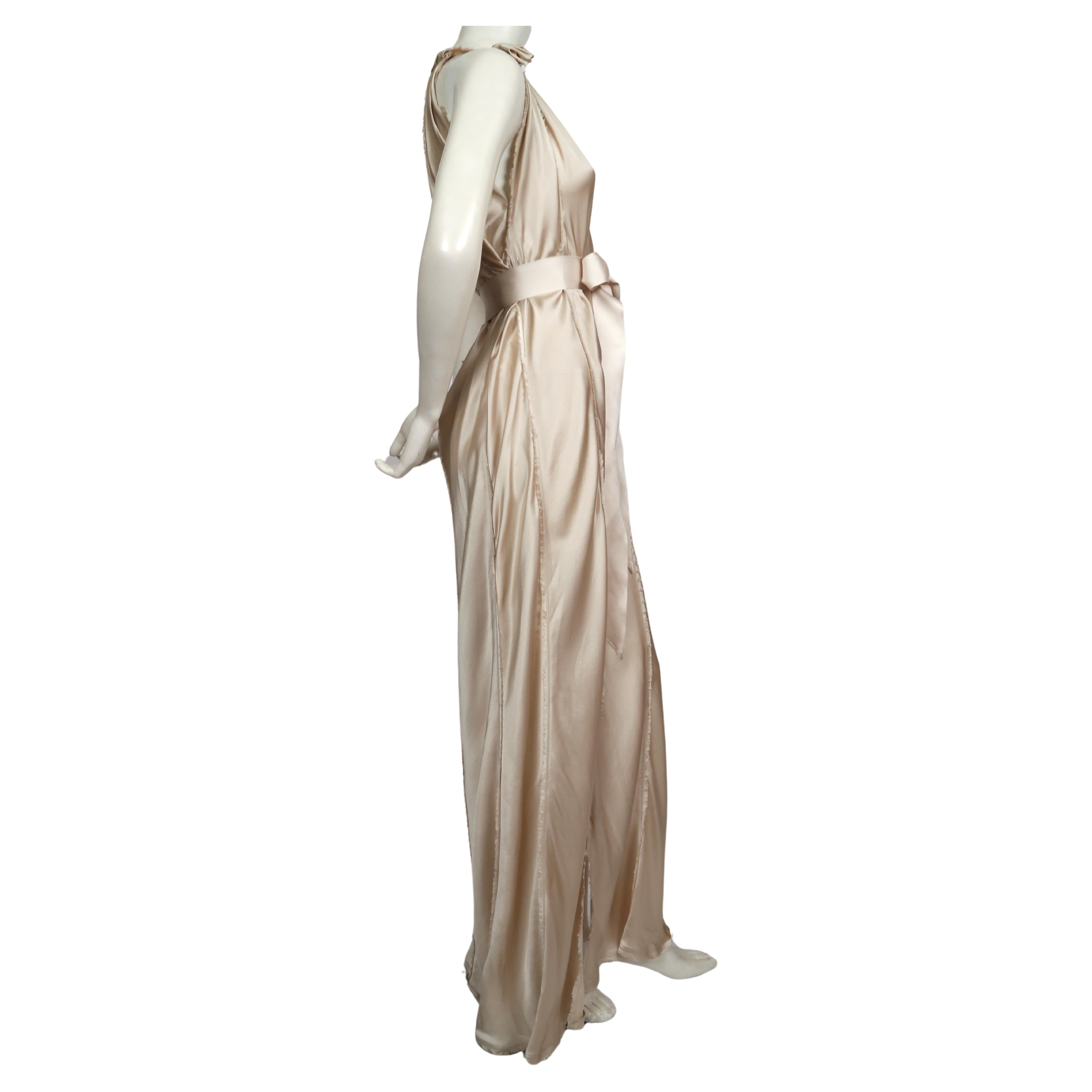 Women's 2008 LANVIN by Alber Elbaz silk Grecian style wedding dress For Sale