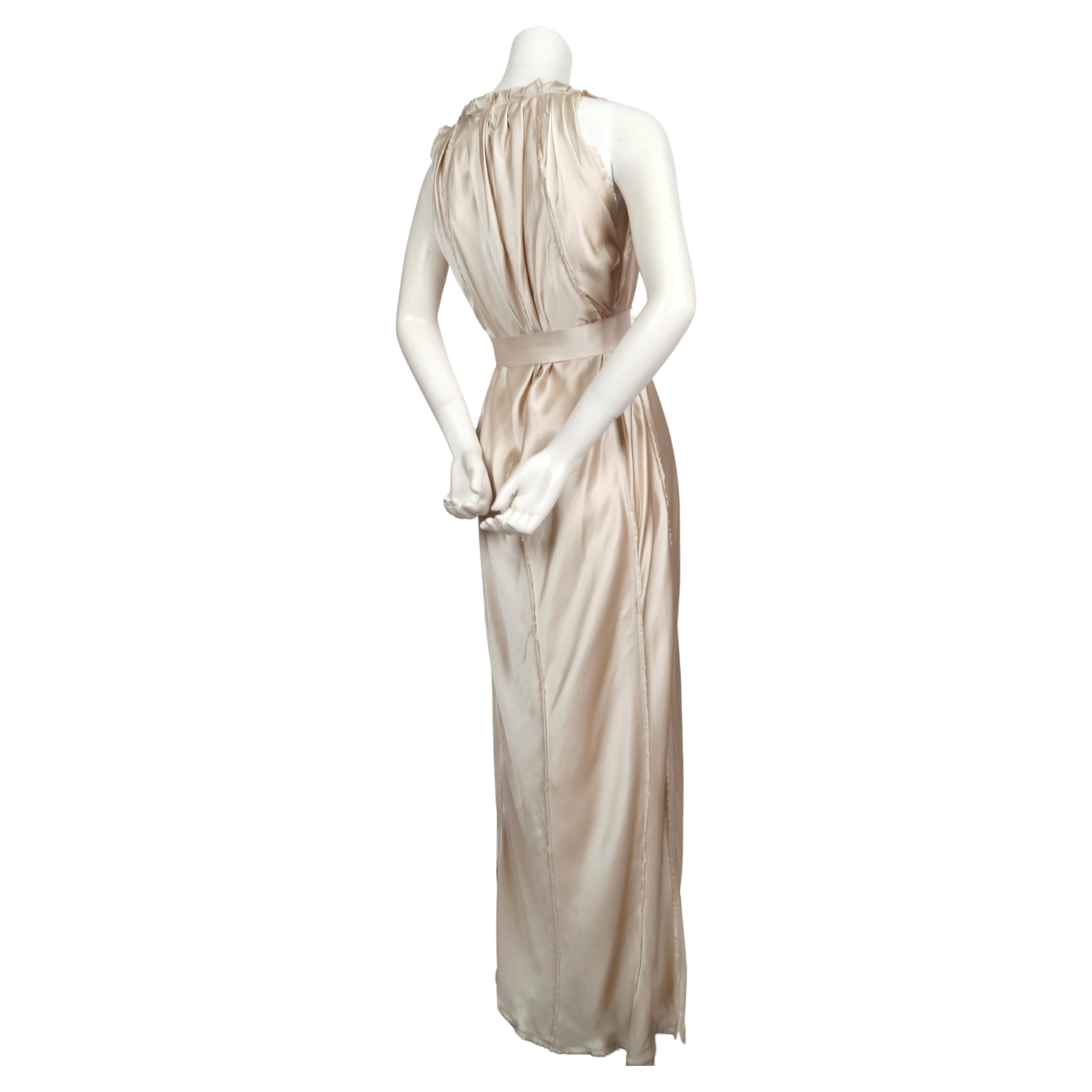 Lanvin par Alber Elbaz - Robe de mariée de style grec en soie 2008 en vente 1