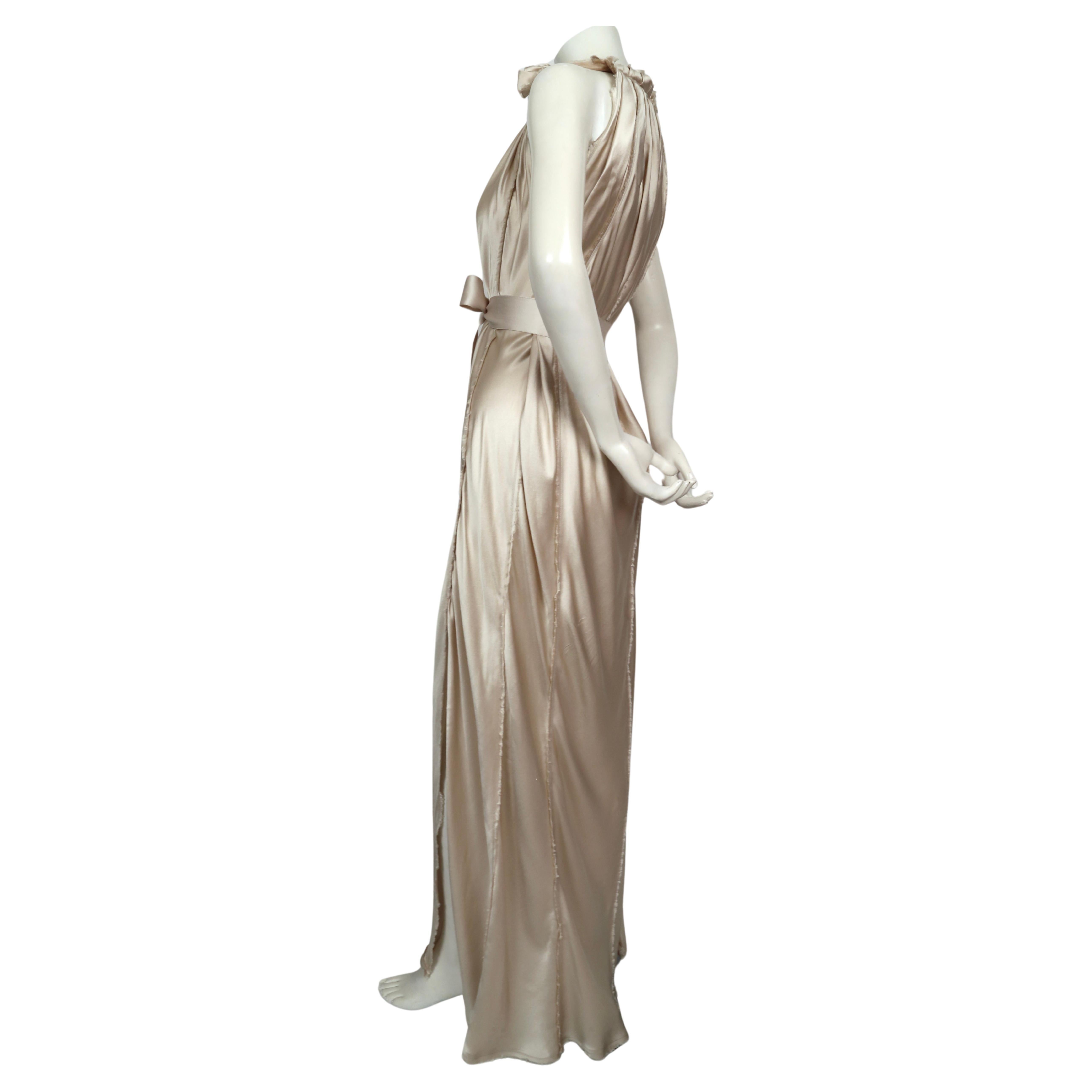 Lanvin par Alber Elbaz - Robe de mariée de style grec en soie 2008 en vente 2