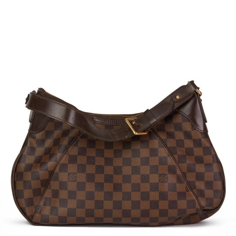 Louis Vuitton 2008 Pre-owned Damier Ebène Mini Trunk Labels Handbag - Brown