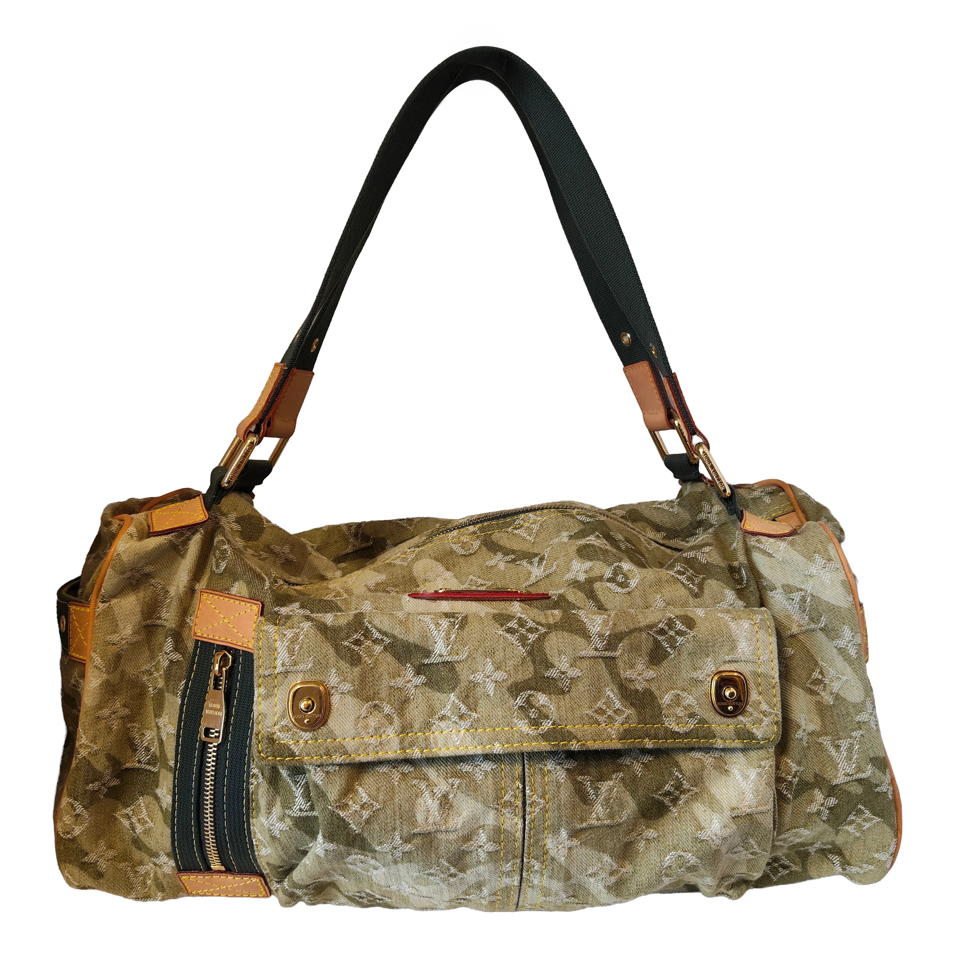 2008 Louis Vuitton by Murakami Denim Monogramouflage Lys bag For Sale