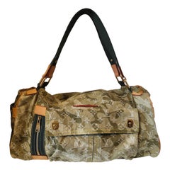2008 Louis Vuitton by Murakami Denim Monogramouflage Lys bag