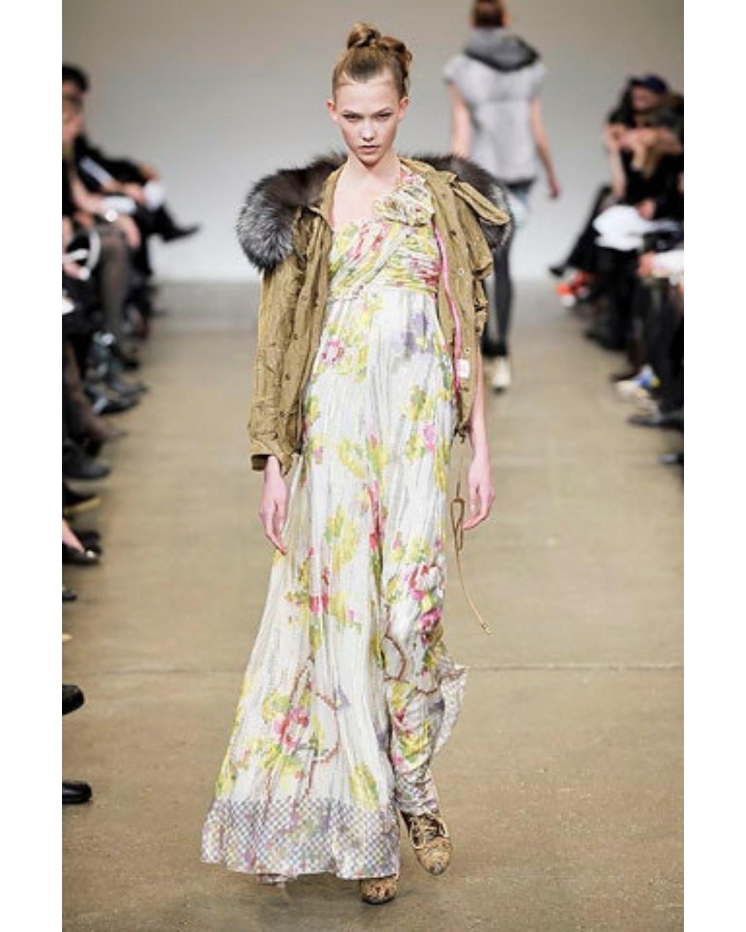 Matthew Williamson Runway 2008 - Robe à motifs géométriques multicolores en vente 2