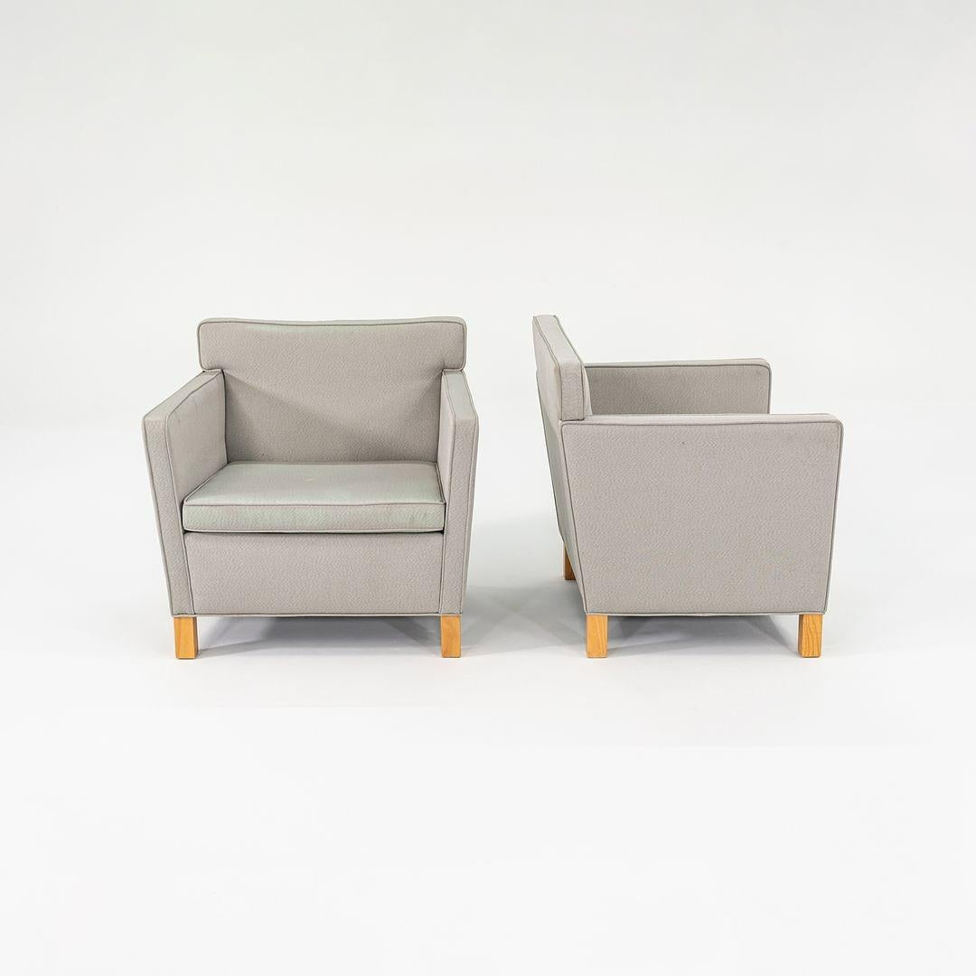 2008 Mies van der Rohe für Knoll Krefeld Grauer Stoff-Loungesessel, 5x verfügbar im Angebot 4