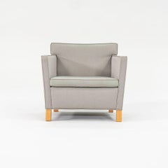 2008 Mies van der Rohe for Knoll Krefeld Gray Fabric Lounge Chair 2x Available