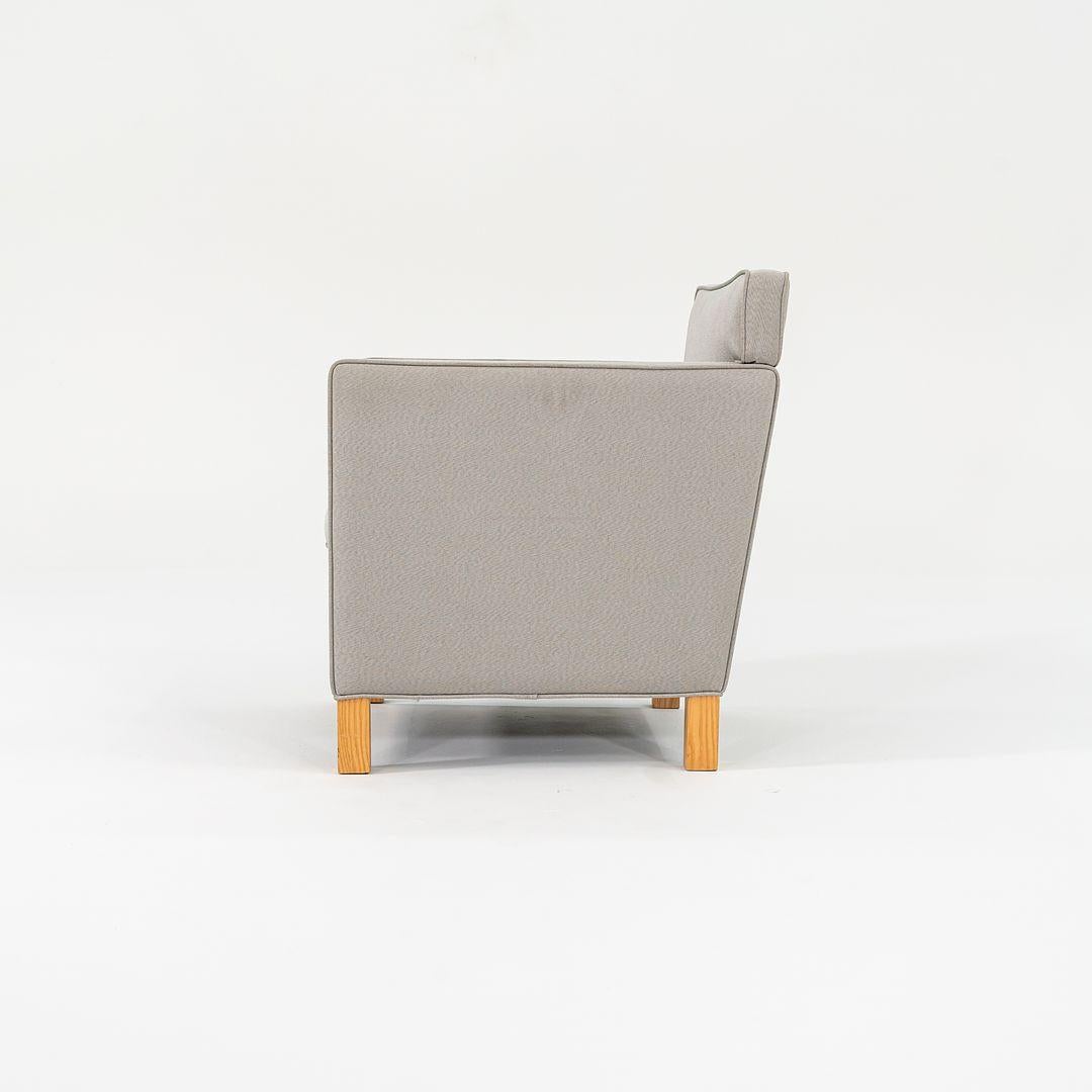 2008 Mies van der Rohe für Knoll Krefeld Grauer Stoff-Loungesessel, 5x verfügbar (amerikanisch) im Angebot