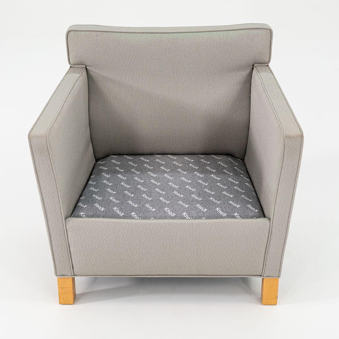 2008 Mies van der Rohe für Knoll Krefeld Grauer Stoff-Loungesessel, 5x verfügbar im Angebot 2