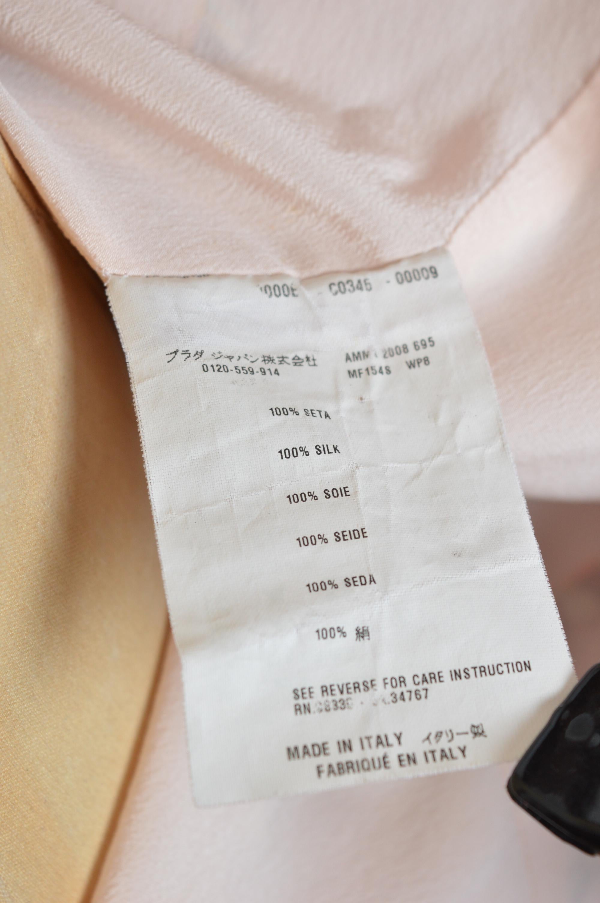 MIUMIU Robe droite vintage rose pastel imprimé bonbons et bonbons, 2008 en vente 8
