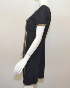 Chanel 2008 Tweed Dress with Chains EU 38