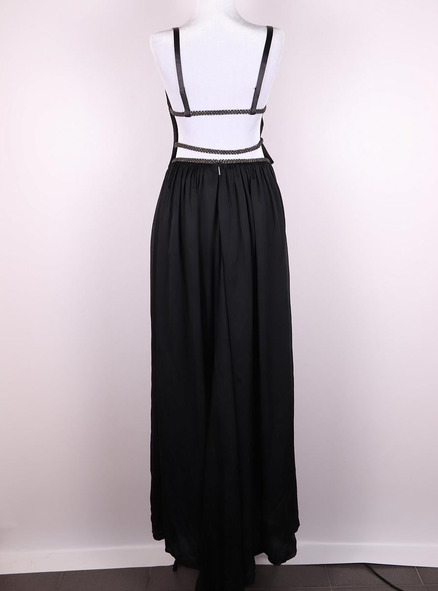 2008 Roberto Cavalli: abito da sera in seta nera in vendita 1