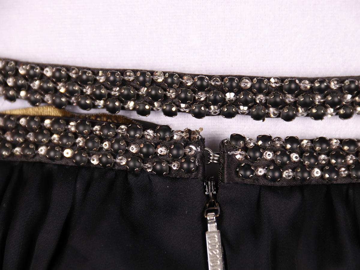 2008 Roberto Cavalli: abito da sera in seta nera in vendita 2