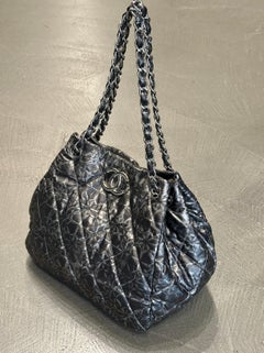 2009-2010 Chanel quilted nylon chain tote bag