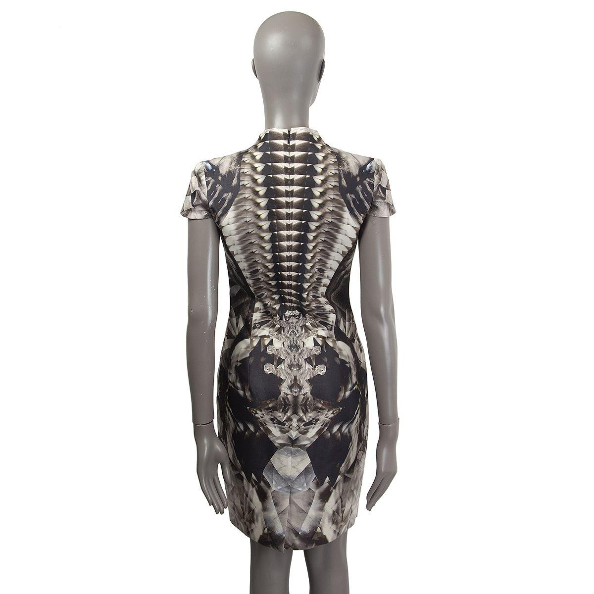 2009 Alexander McQueen Skeleton Kaleidoscope Dress In New Condition In Montgomery, TX