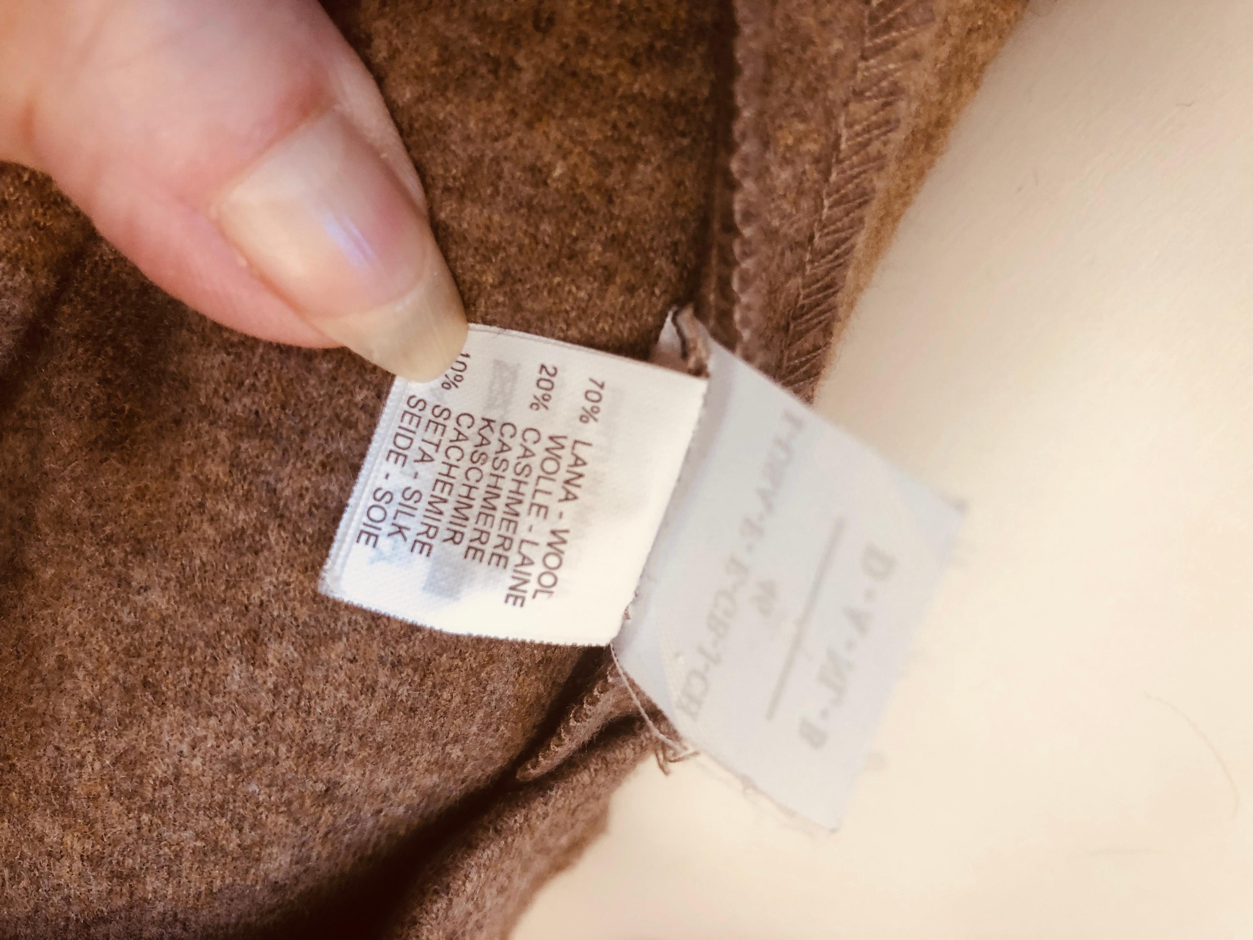 2009 Brunello Cucinelli Warm Taupe Wool/Cashmere Coat (46 Itl) 2