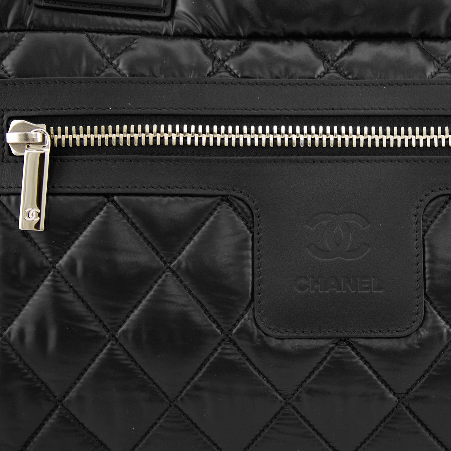 chanel quilted puffer bag