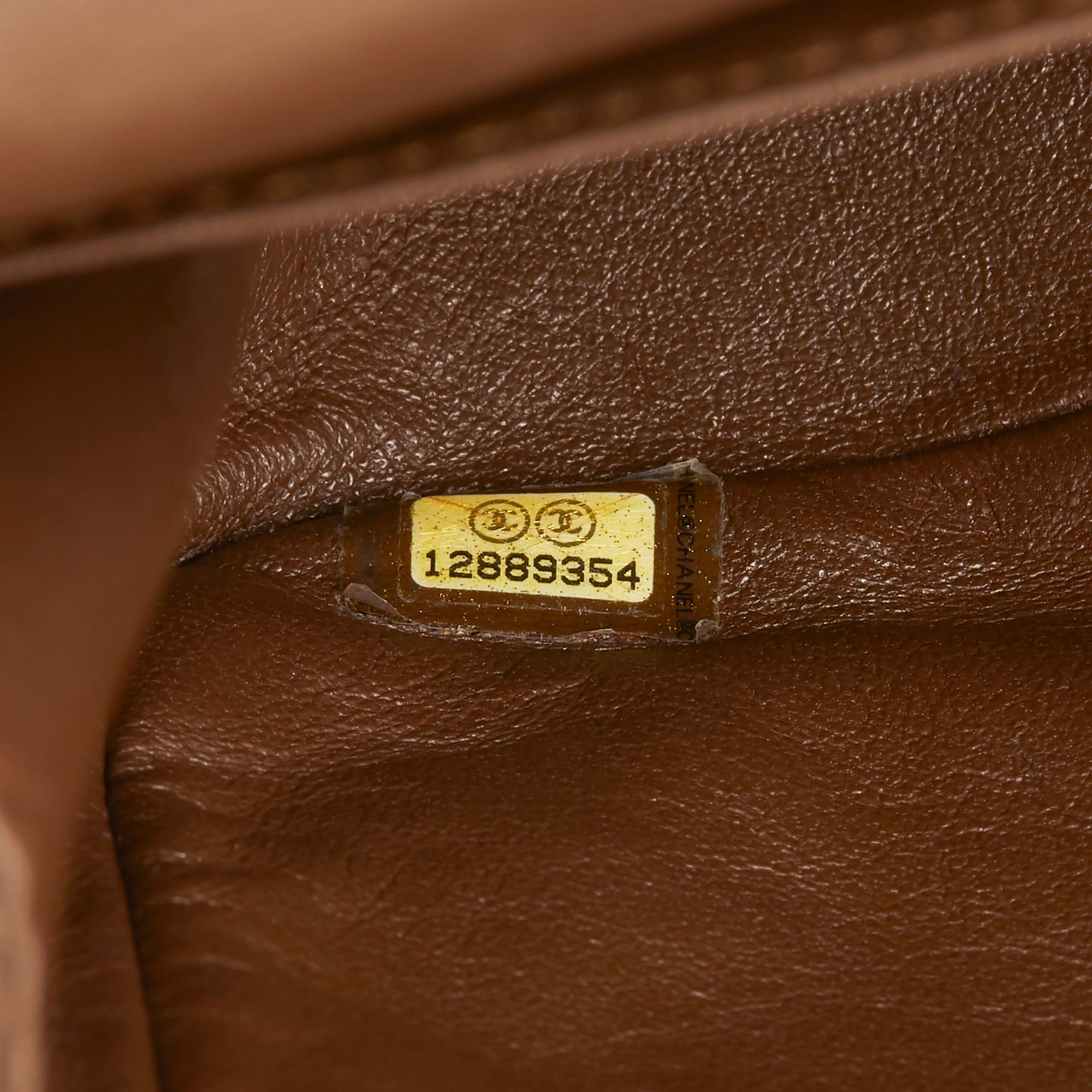 2009 Chanel Dark Bronze Metallic Aged Leather 2.55 Reissue 227 Double Flap Bag  4