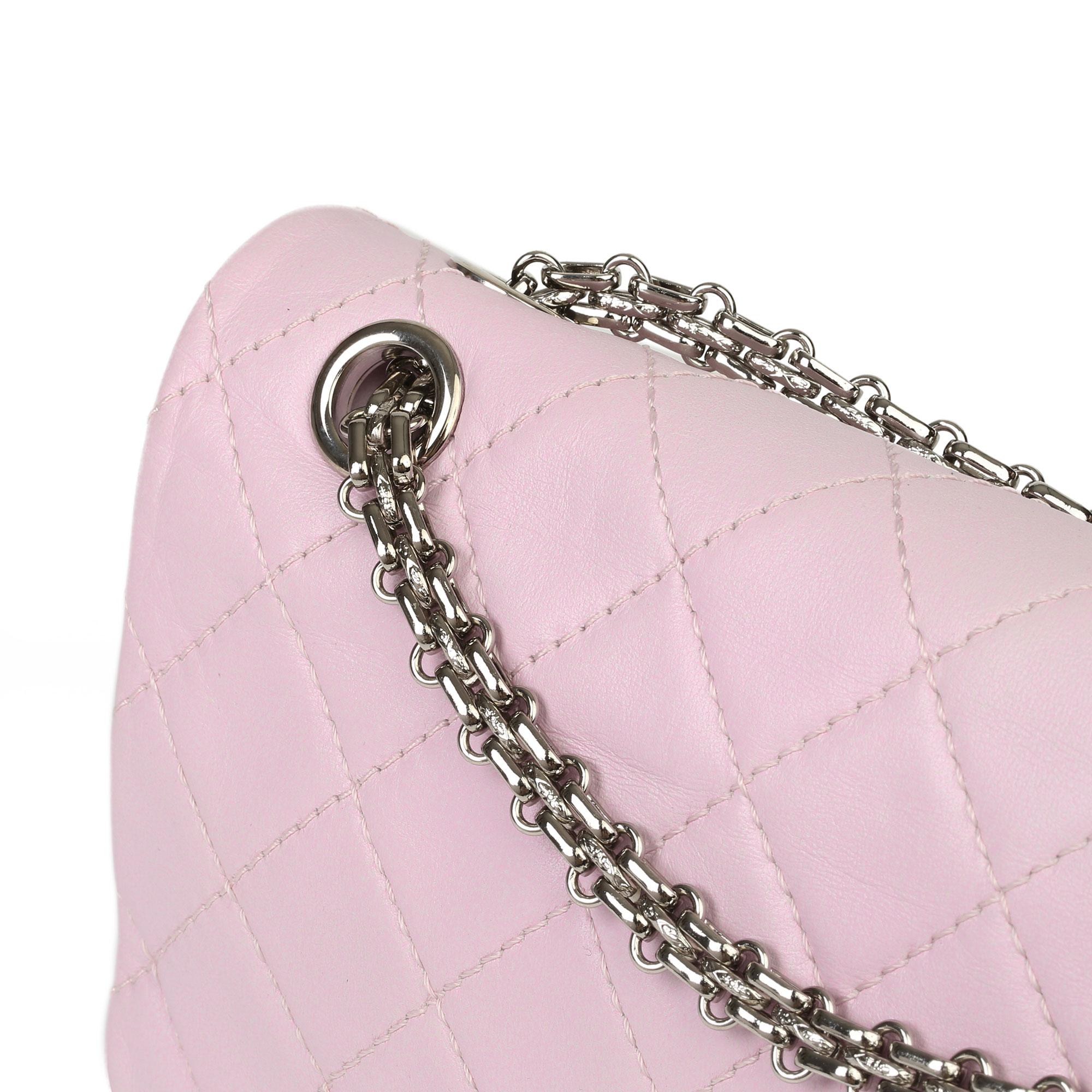 Women's 2009 Chanel Sakura Pink Quilted Lambskin 2.55 Reissue 226 Flap Bag