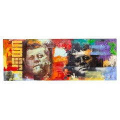 2009 Claus COSTA Popart 'J.F. Kennedy' Kunstwerk