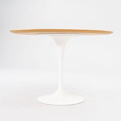2009 Eero Saarinen for Knoll 42" Round Tulip Dining Table Light Oak Top