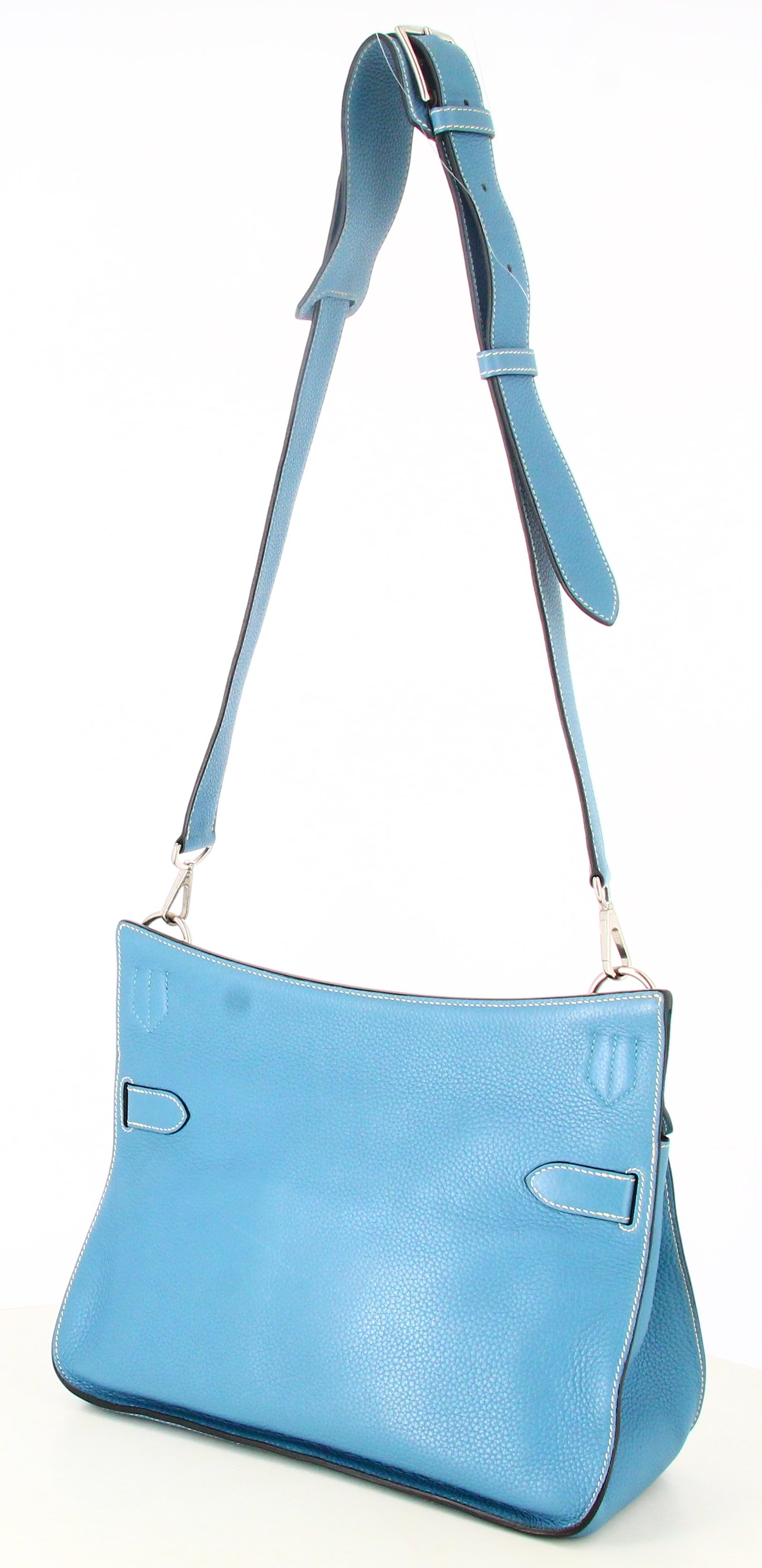2009 Hermes Clemence Jypsiere Shoulder Bag 31 For Sale 1