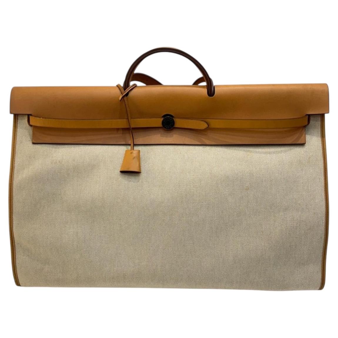 2009 Hermes Herbag 50 Naturale
