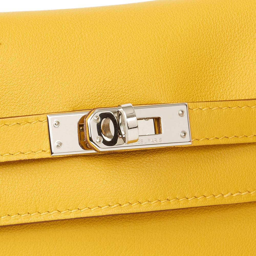 2009 Hermès Jaune d'or Swift Leather Kelly Danse 2