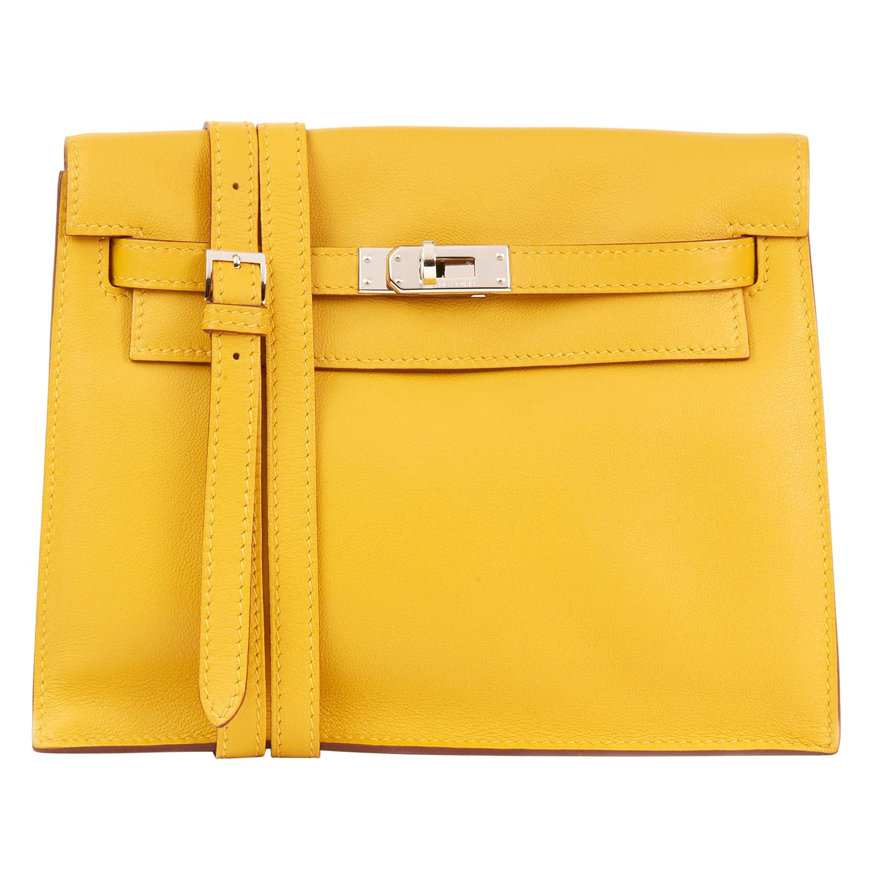 2009 Hermès Jaune d
or Swift Leather Kelly Danse