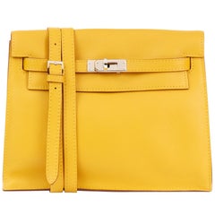 2009 Hermès Jaune d'or Swift Leder Kelly Danse