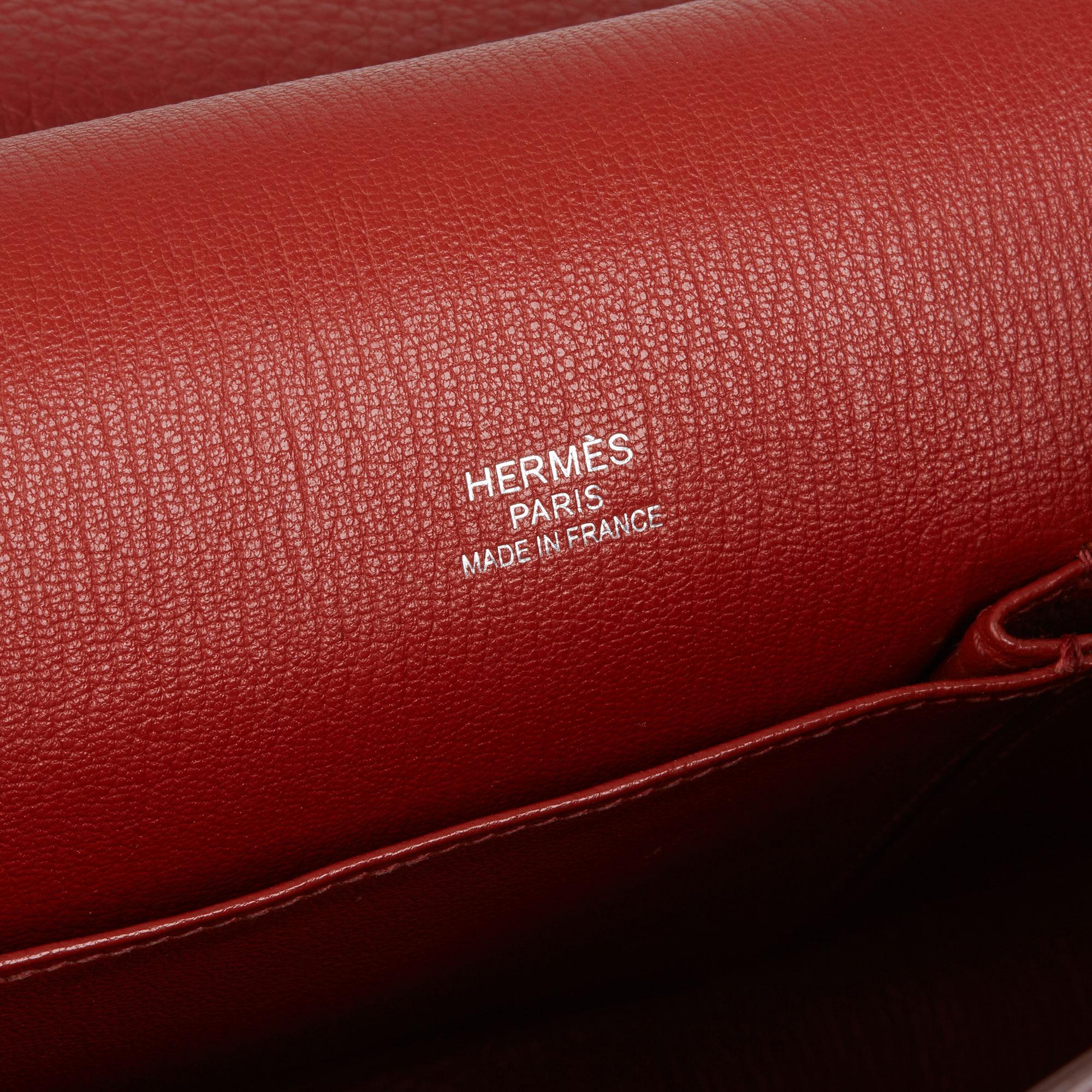 2009 Hermès Rouge H Togo Jypsiere en cuir 37 3