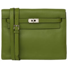 2009 Hermès Vert Pelouse Swift Leather Kelly Danse
