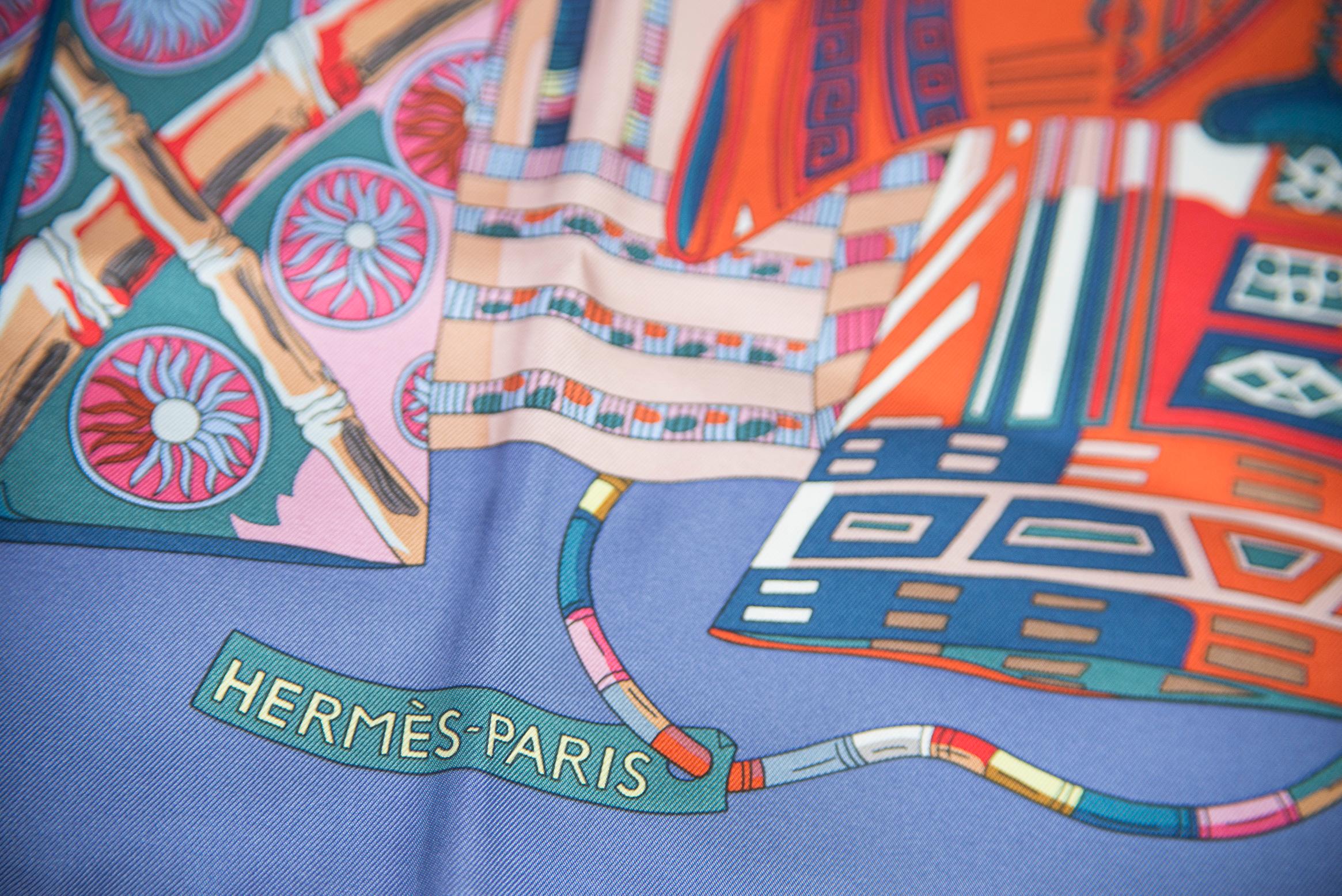  Édition limitée 2009 de l'écharpe en sergé de soie Hermès 