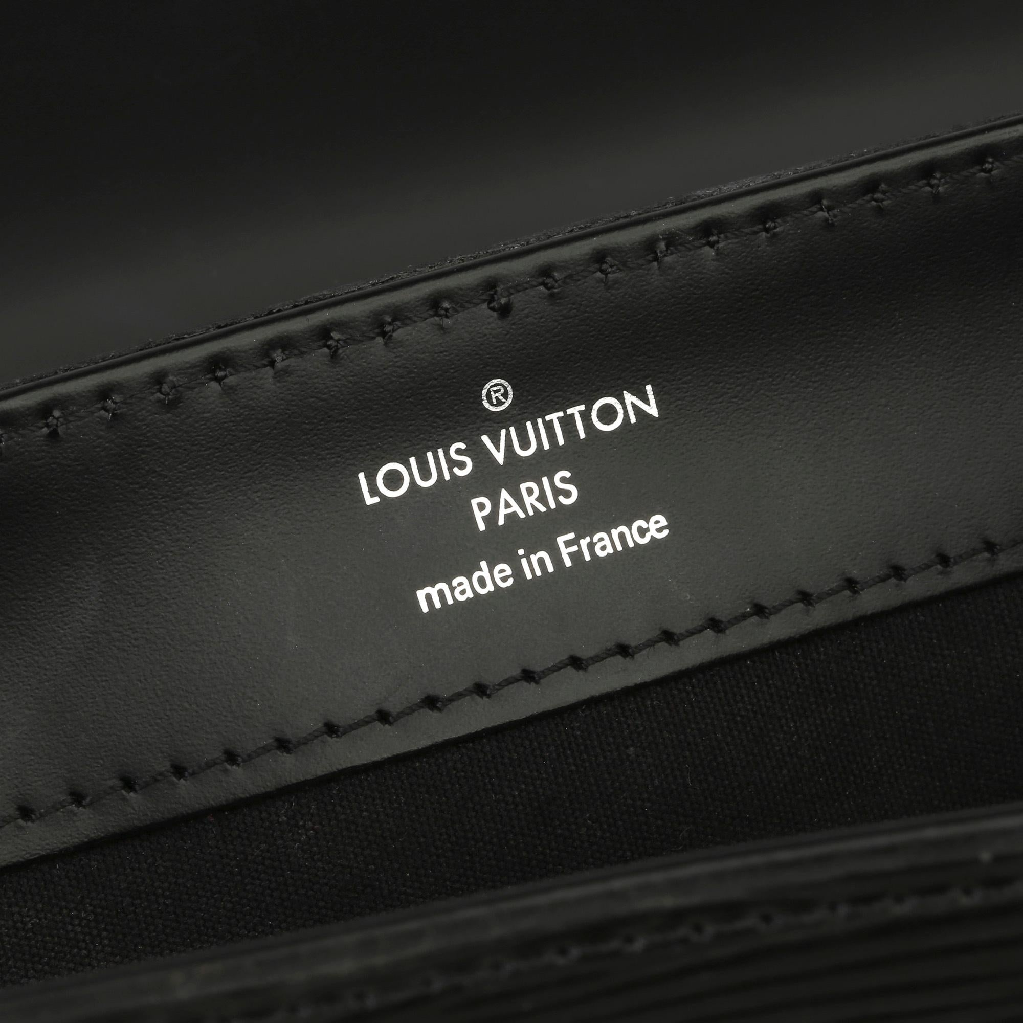 2009 Louis Vuitton Black Epi Leather & Black Calfskin Leather Beverly Bag 2