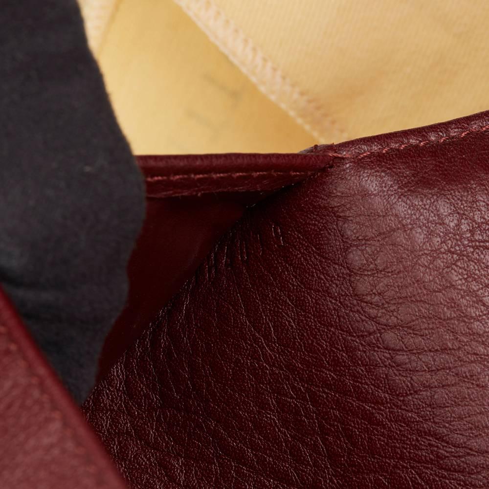 2009 Louis Vuitton Bordeaux Perforated Mahina Calfskin Amelia Wallet 2