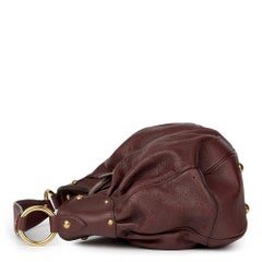 2009 Louis Vuitton Bordeaux Perforated Mahina Calfskin Leather Solar PM