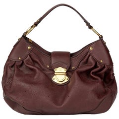 2009 Louis Vuitton Bordeaux Perforated Mahina Calfskin Leather Solar PM