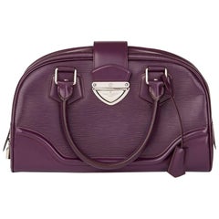 2009 Louis Vuitton Cassis Epi Leather Bowling Montaigne GM