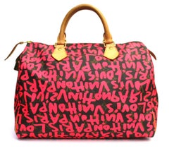 2009 Louis Vuitton Graffiti Stephen Sprouse Speedy 30 Bag