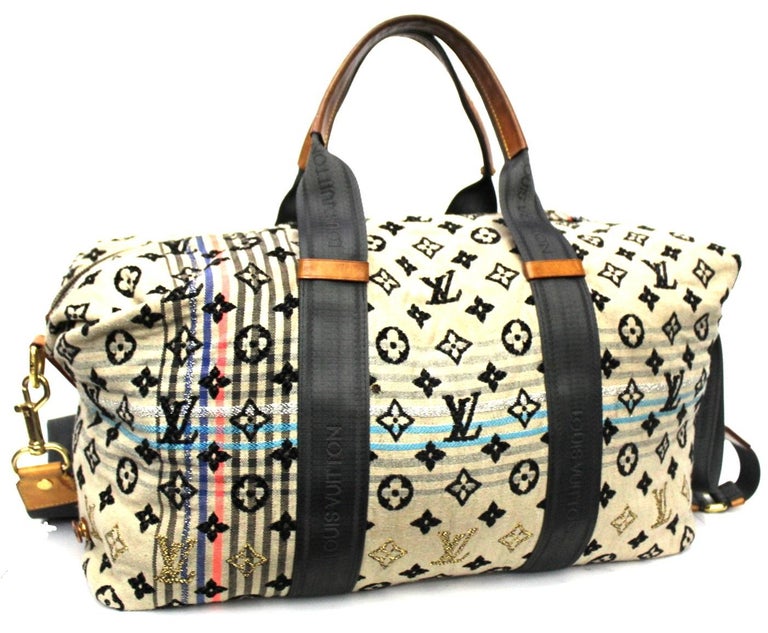 2009 Louis Vuitton Limited Edition Beige Monogram Cheche Tuareg Bag For Sale at 1stdibs