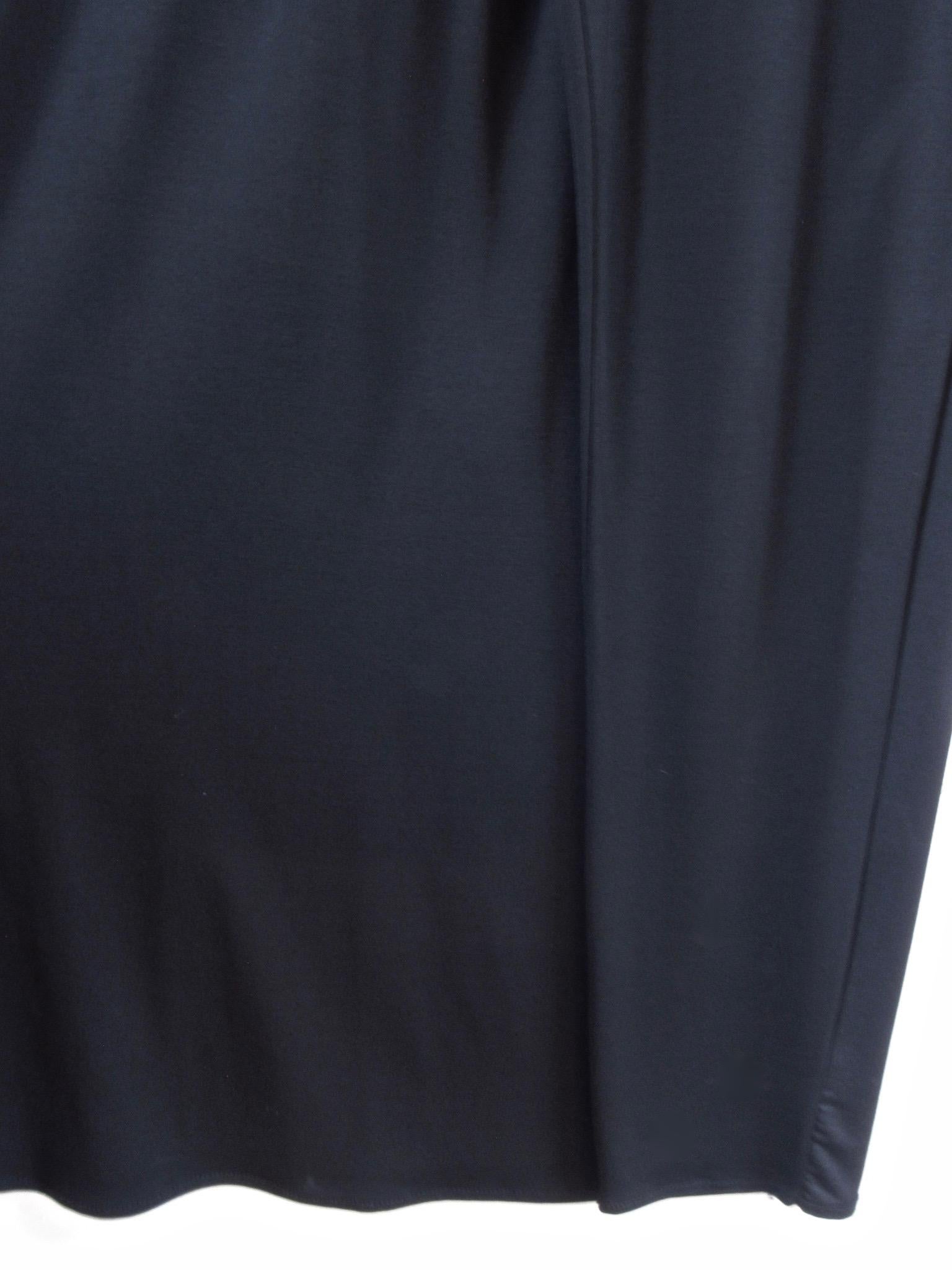 Women's 2009 Maison Martin Margiela Black Jersey Silhouette Pants For Sale