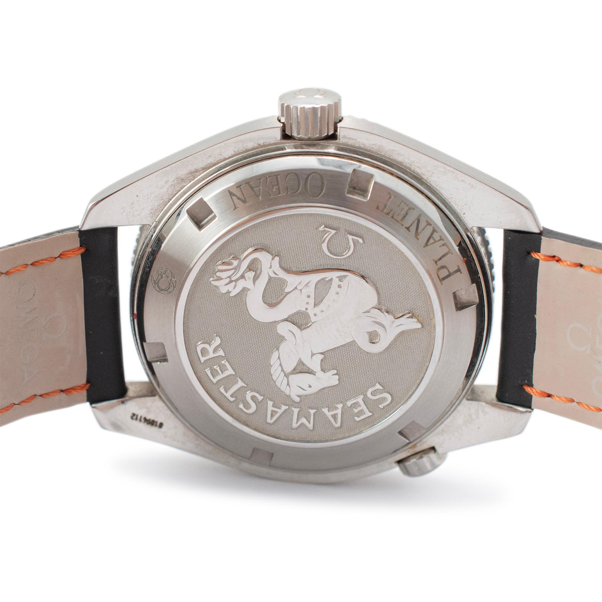 2009 Omega Seamaster Planet Ocean 42MM 2909.50.82 Orange Edelstahluhr 1