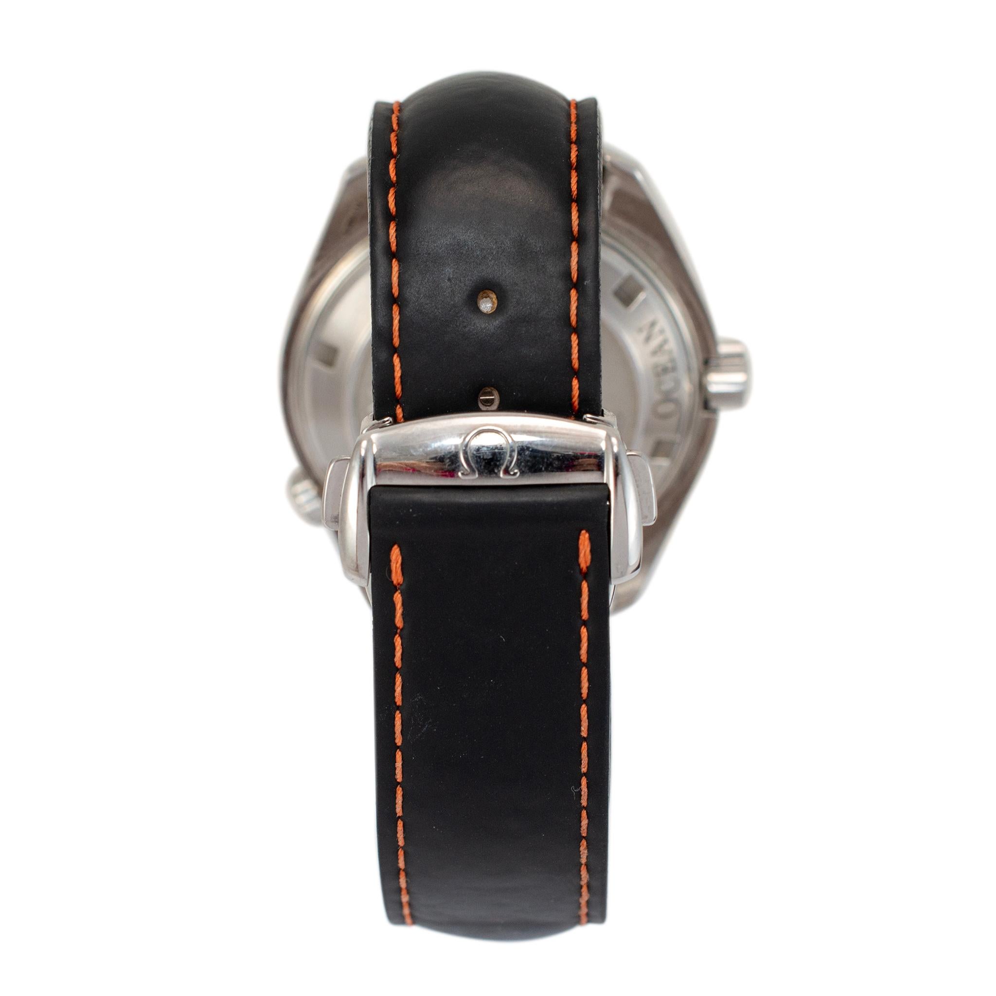2009 Omega Seamaster Planet Ocean 42MM 2909.50.82 Orange Edelstahluhr Herren