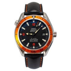 2009 Omega Seamaster Planet Ocean 42MM 2909.50.82 Orologio arancione in acciaio inossidabile