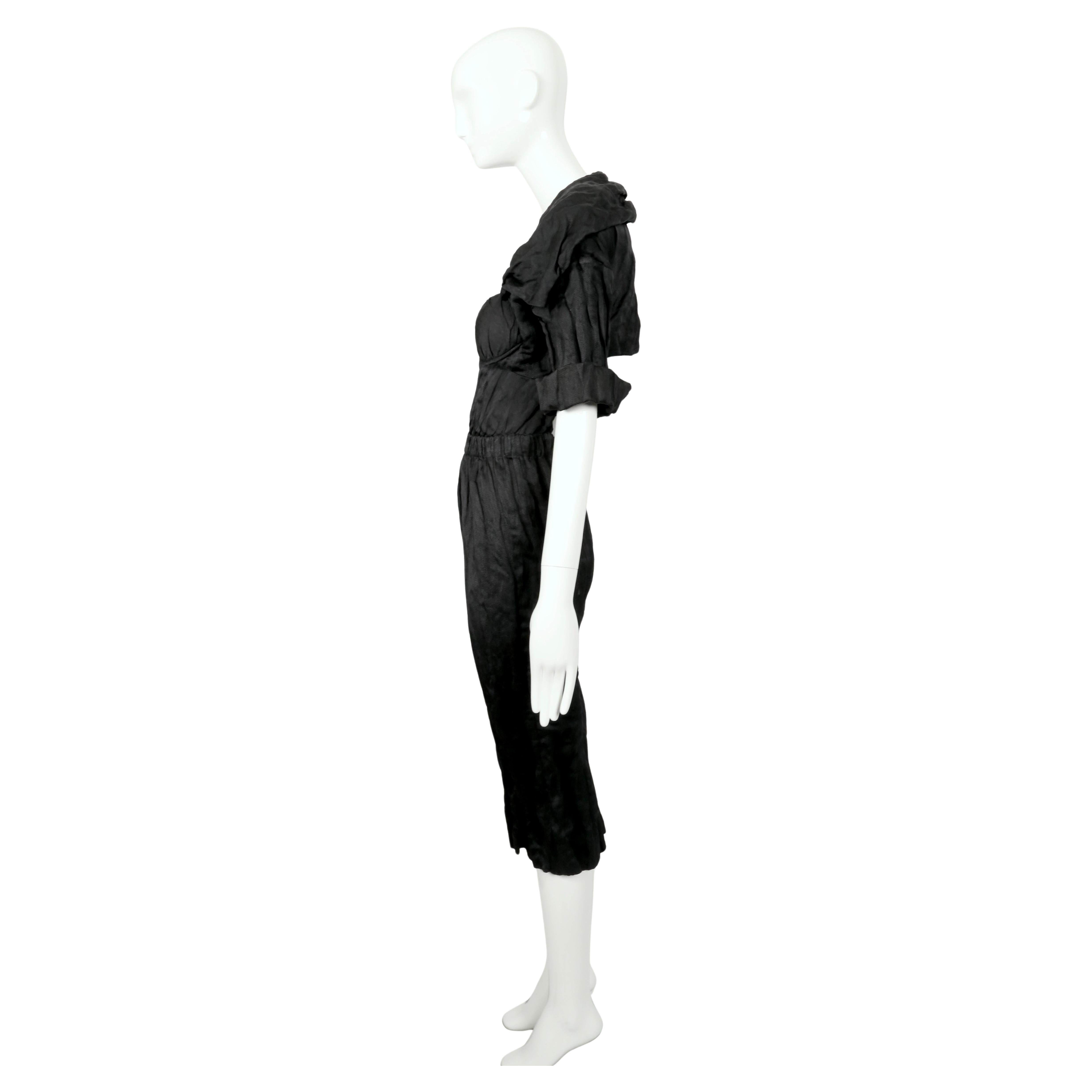 2009 PRADA black runway bustier dress For Sale 5