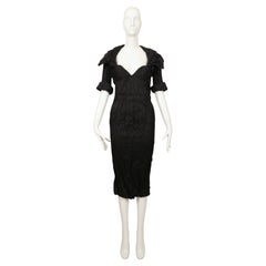 2009 PRADA black runway bustier dress