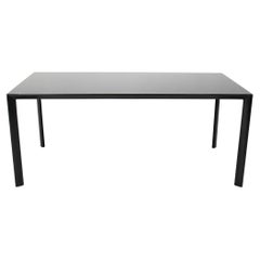 2009 RAM Dining Table / Desk by Porro w Black Glass Top 71x36