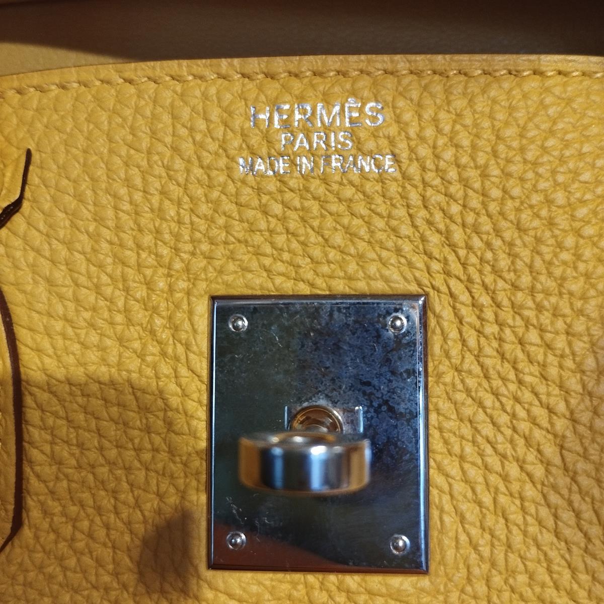 2009 Rare Hermès Birkin 35 Yellow Sun 7
